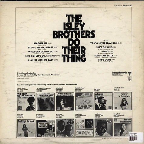 The Isley Brothers - Do Their Thing