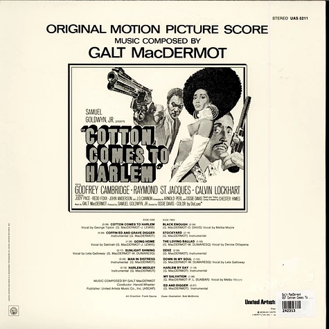 Galt MacDermot - Cotton Comes To Harlem (Original Motion Picture Score)