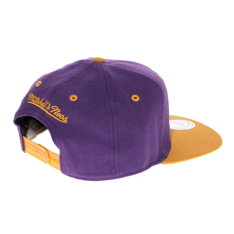 Mitchell & Ness - Los Angeles Lakers NBA Logo 2 Tone Snapback Cap