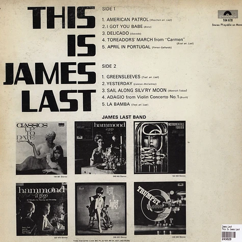 James Last - This Is James Last