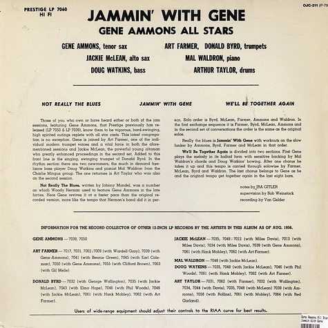 Gene Ammons All Stars - Jammin'With Gene