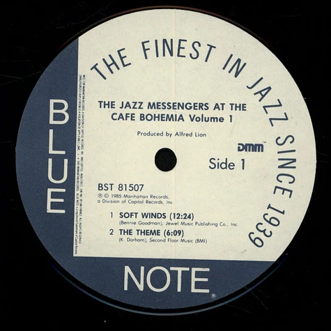 Art Blakey & The Jazz Messengers - At The Cafe Bohemia Volume 1