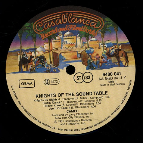 Cameo - Knights Of The Sound Table