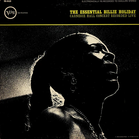 Billie Holiday - The Essential Billie Holiday - Carnegie Hall Concert