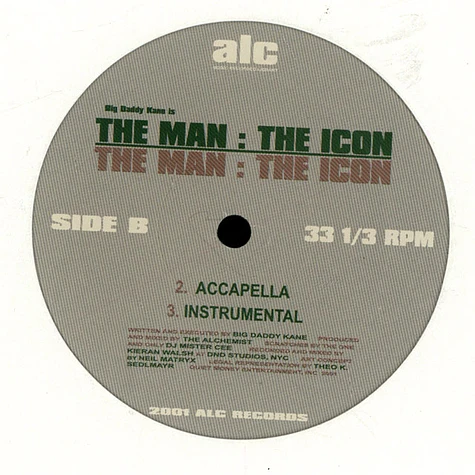 Alchemist - The man: the icon feat. Big Daddy Kane