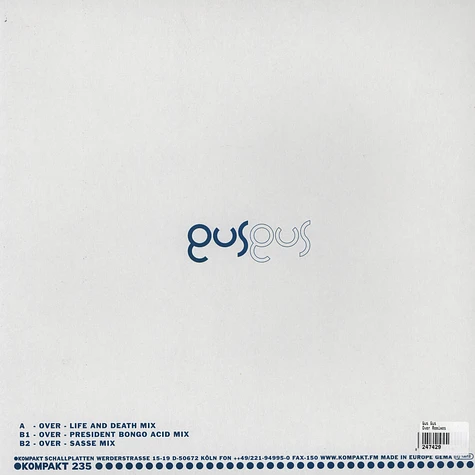 Gus Gus - Over Remixes