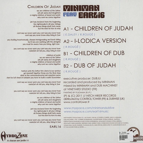 Miniman - Children Of Judah Feat. Earl Sixteen