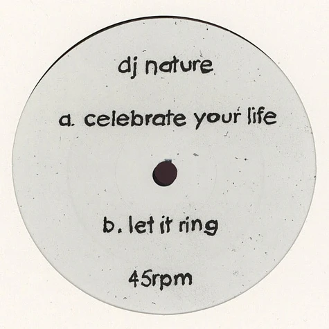DJ Nature - Celebrate Your Life EP