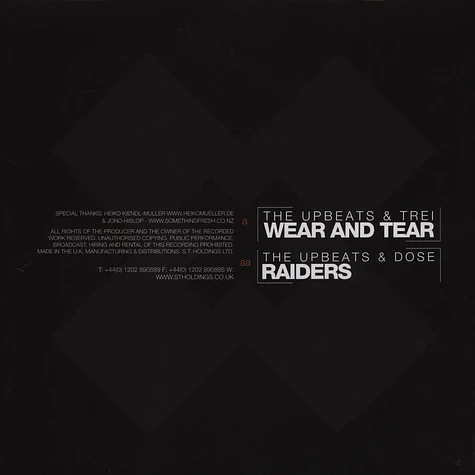 The Upbeats & Trei / Upbeats, The & Dose - Wear And Tear / Raiders