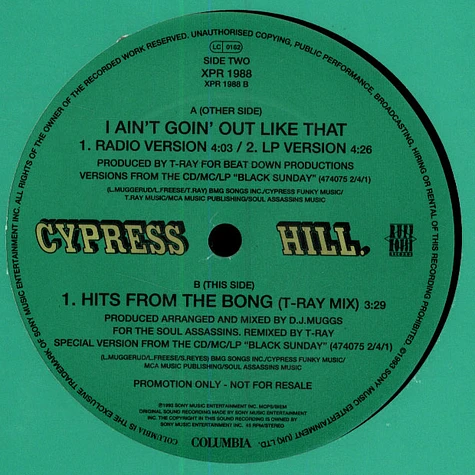 Cypress Hill - I Ain't Goin' Out Like That