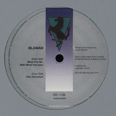 Blawan - What You Do With What You Have