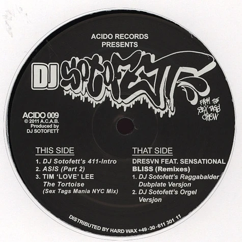 DJ Sotofett - Acido Records presents DJ Sotofett