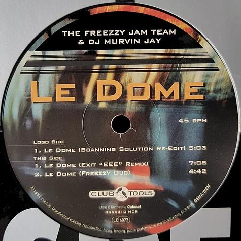 The Freezzy Jam Team & Murvin Jay - Le Dome