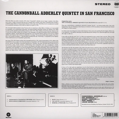 Cannonball Adderley Quintet - In San Francisco