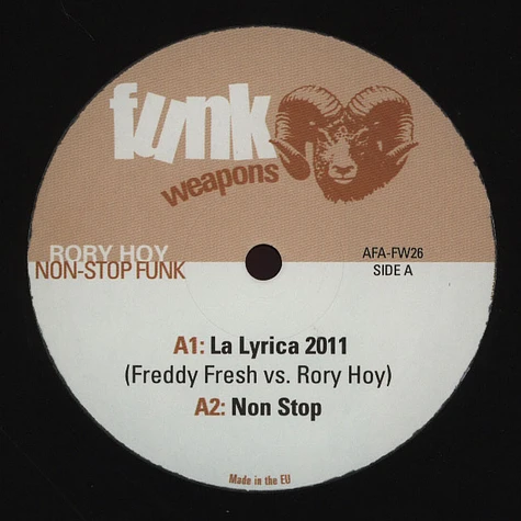 Rory Hoy - Non Stop Funk EP