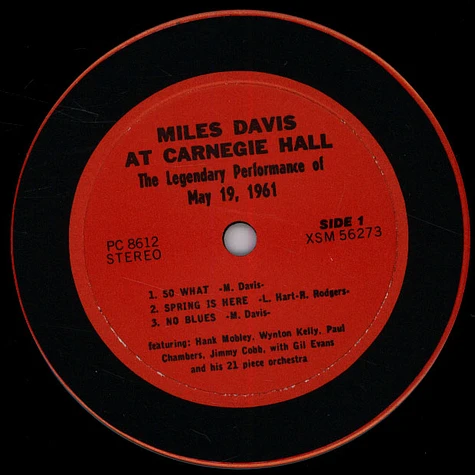 Miles Davis With Gil Evans And His Orchestra - Miles Davis At Carnegie Hall
