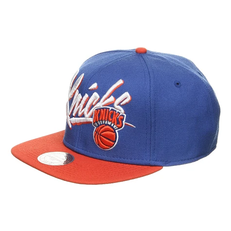 Mitchell & Ness - New York Knicks NBA Vice Script Snapback Cap