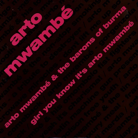 Arto Mwambe - Girl You Know It's Arto Mwambé