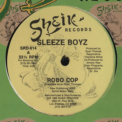 Sleeze Boyz - Robo Cop