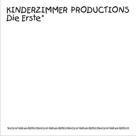 Kinderzimmer Productions - Die Erste HHV Bundle