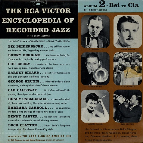 V.A. - The RCA Victor Encyclopedia Of Record Jazz - Album 2 - Bei-Cla
