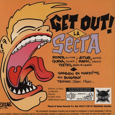 La Secta - Still Don't Feel... / Get Out
