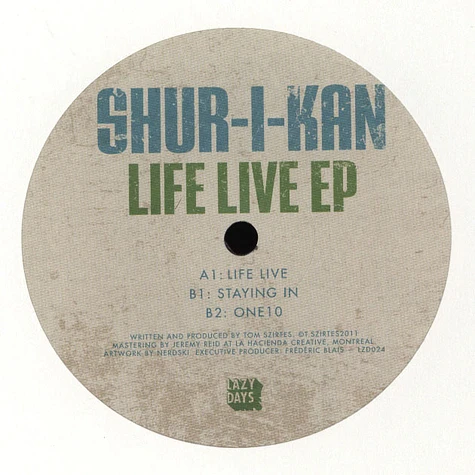 Shur-I-Kan - Life Live EP