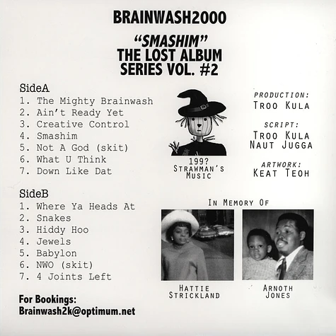 Brainwash 2000 - Lost Album Series Volume 2 Black Vinyl