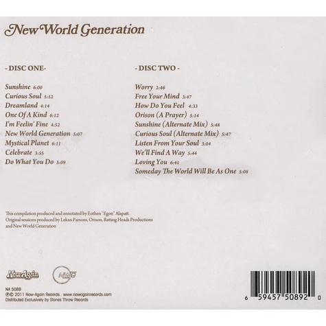 New World Generation - New World Generation