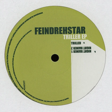 Feindrehstar - Triller EP