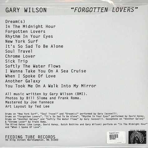 Gary Wilson - Forgotten Lovers
