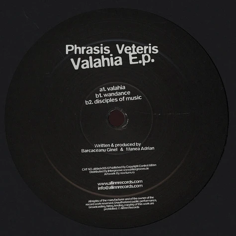 Phrasis Veteris - Valahia EP