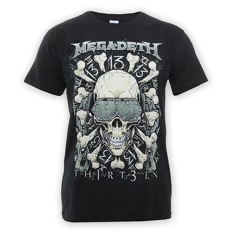 Megadeth - Thirteen Skull T-Shirt