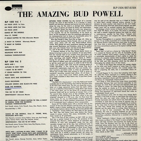 Bud Powell - The Amazing Bud Powell Volume 2