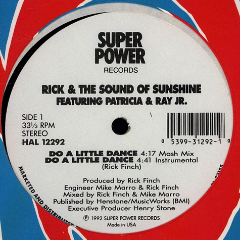 Rick & The Sound Of Sunshine - Do A Little Dance