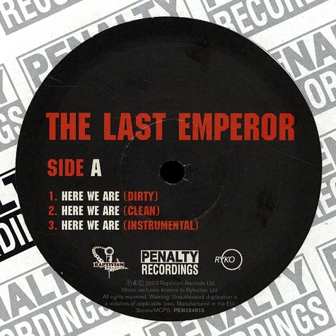 The Last Emperor - Here We Are