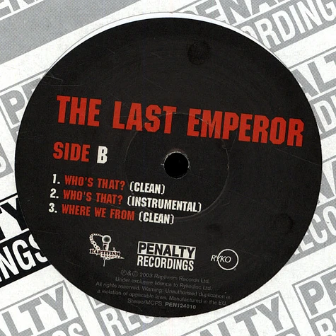 The Last Emperor - Here We Are