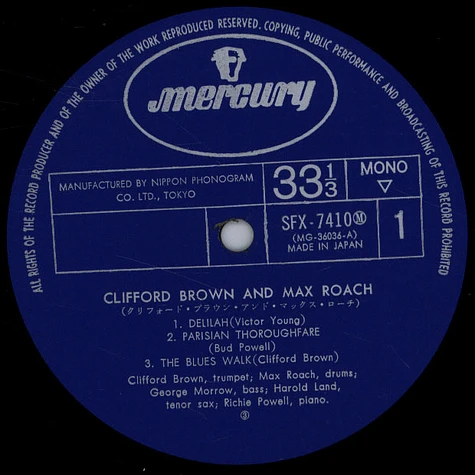 Clifford Brown & Max Roach - Clifford Brown And Max Roach