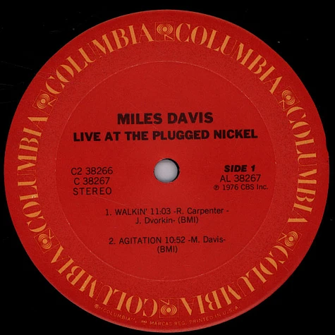 Miles Davis - Live At The Plugged Nickel