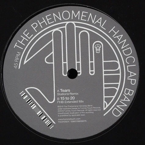The Phenomenal Handclap Band - Tears / 15-20 Remixes