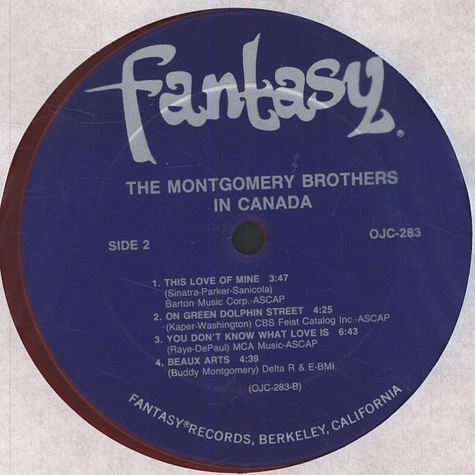 The Montgomery Brothers - The Montgomery Brothers In Canada