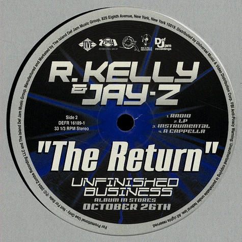R. Kelly & Jay-Z - Big Chips / The Return