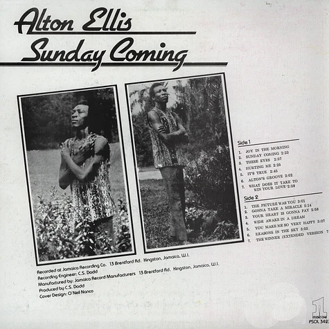 Alton Ellis - Sunday Coming