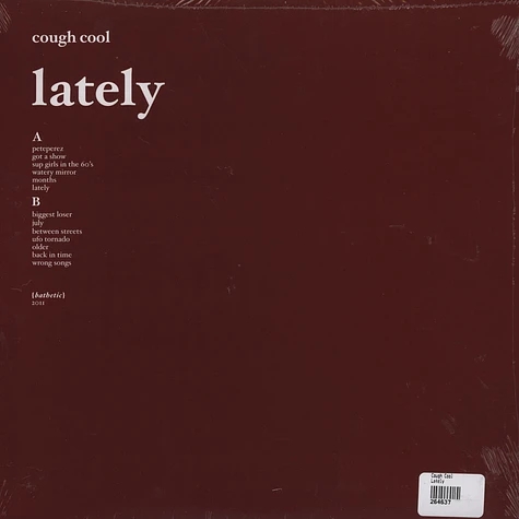 Cough Cool - Lately