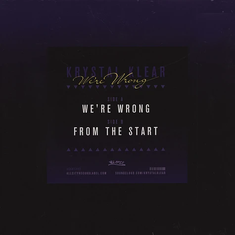 Krystal Klear - We're Wrong