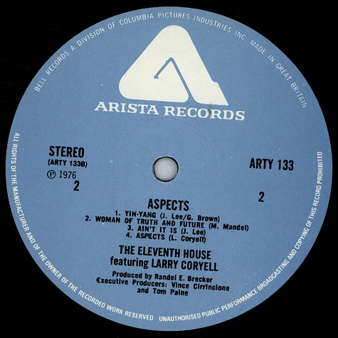 The Eleventh House Featuring Larry Coryell - Aspects