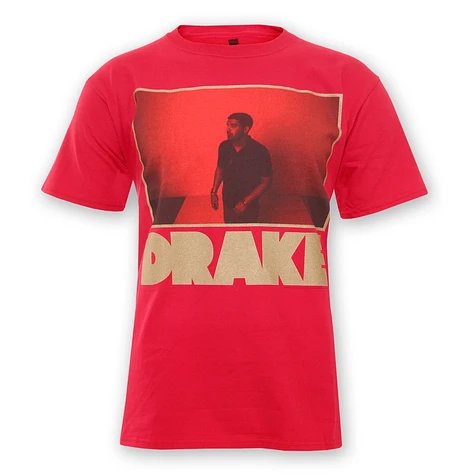 Drake - Red Photo Outline T-Shirt