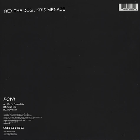 Rex The Dog & Kris Menace - Pow!