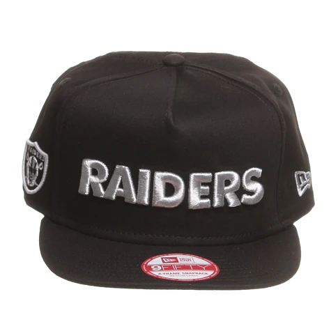 New Era - Oakland Raiders NFL Wordmark Snapback Cap