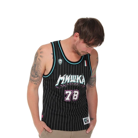 Mishka - Cycotiks Pinstripe B-Ball Jersey